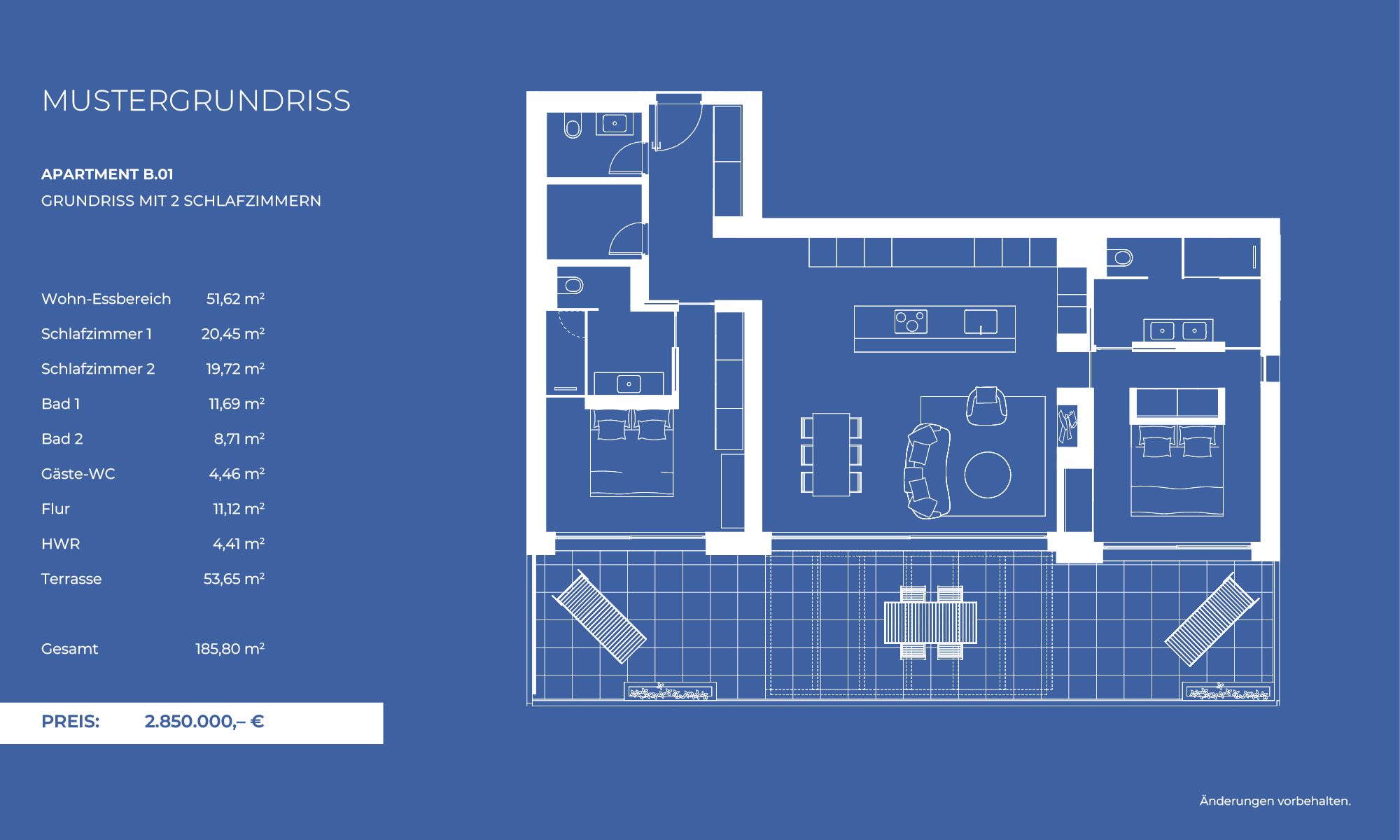 BLUE ELEMENTS Grundrisse B01